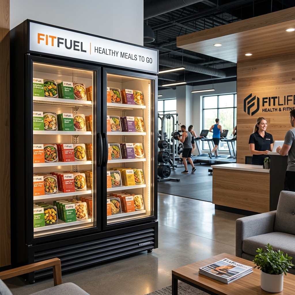 Freezer Club Fit em Academia